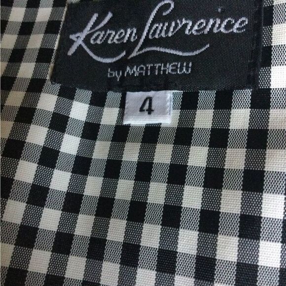 Karen Lawrence by Matthew Vintage Two Piece Embellished Jacket and Dress Size 4 - Picture 12 of 13